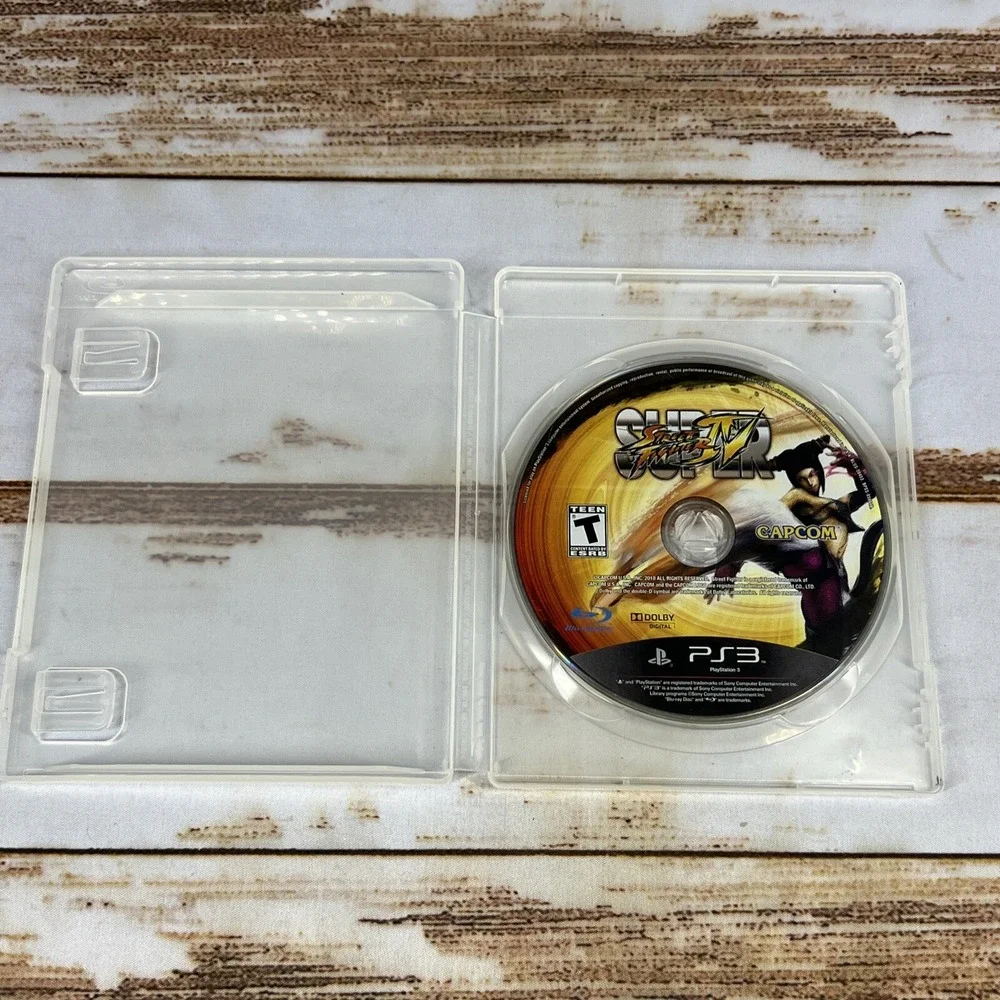 Super Street Fighter 4 IV Sony PlayStation 3 PS3 Game Disc Only Capcom Tested